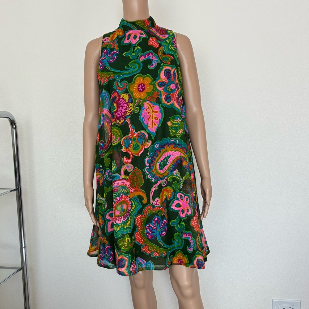 Vintage 60s Psychedelic Dress